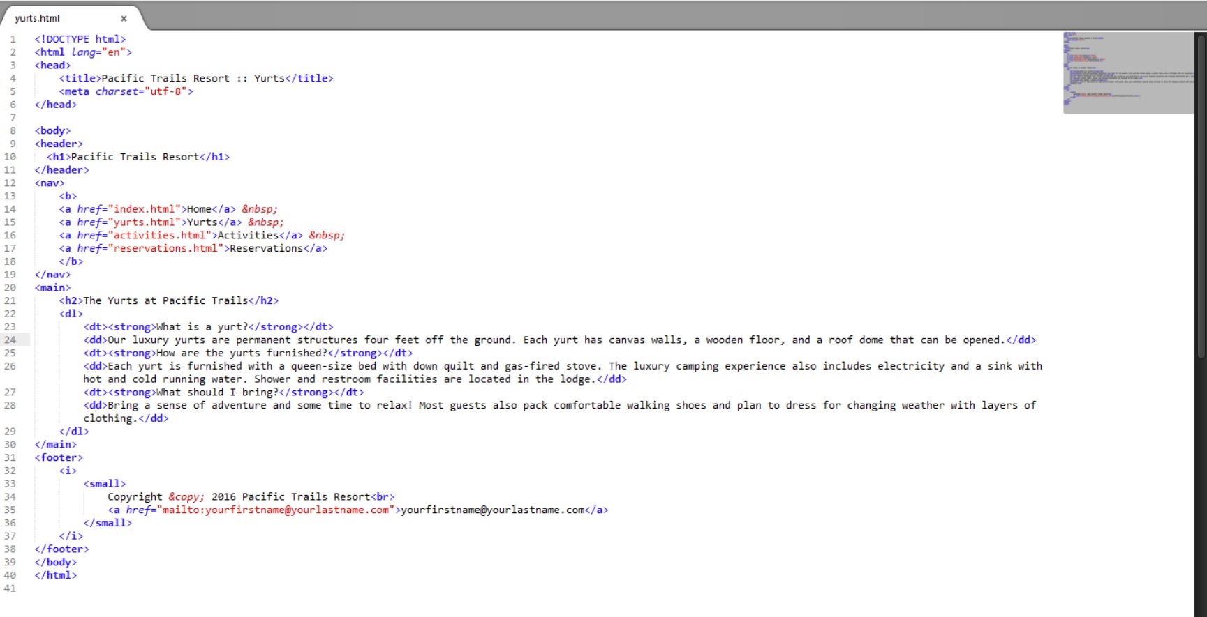 yurts code